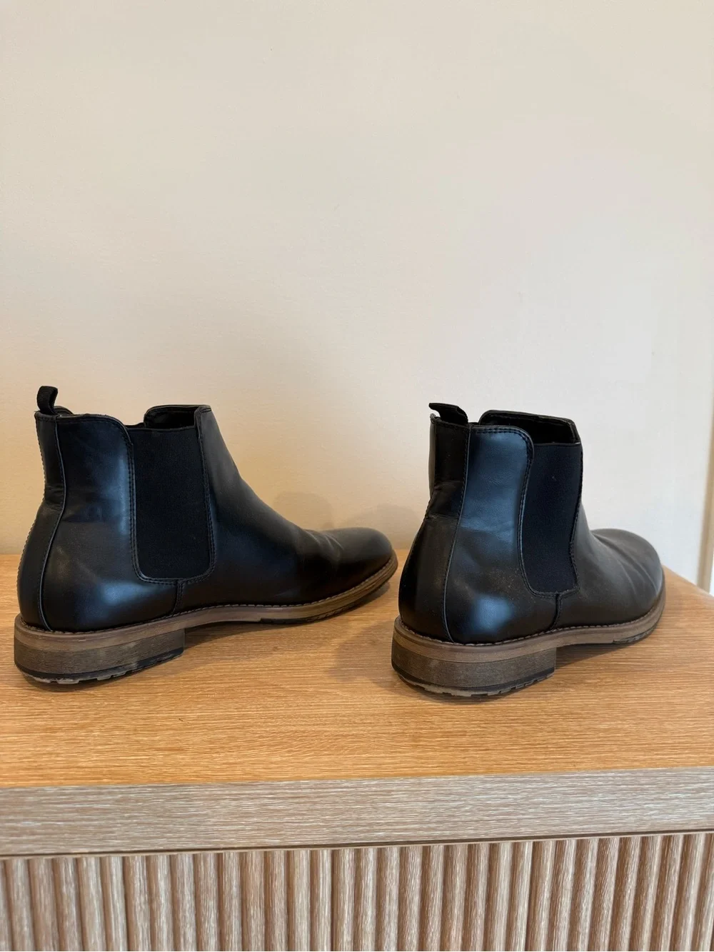 Perry Ellis Portfolio Ultra Foam Men's Black Boots